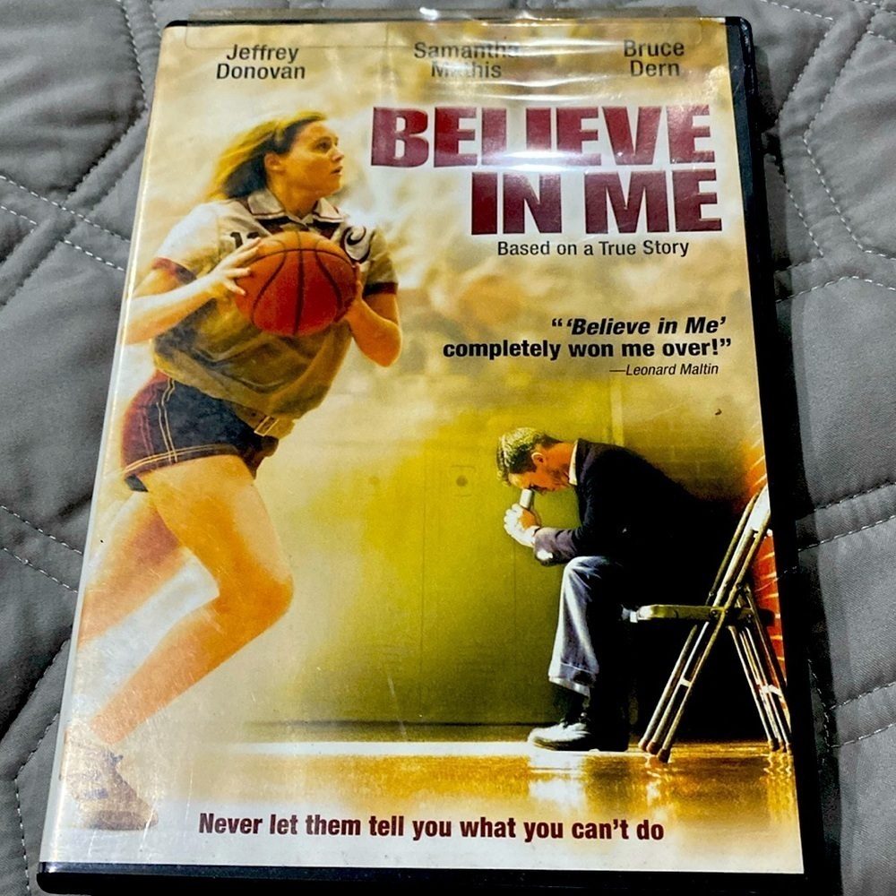 3/$20.  Believe In Me DVD